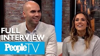 Jana Kramer amp Mike Caussin Talk About Their Podcast Relationship And Kids  PeopleTV [upl. by Annahs]