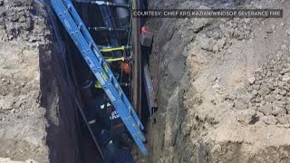 Two workers killed after trench collapses in Windsor [upl. by Llerdna77]