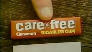 Vintage CareFree Sugarless Gum Commercial Late 70s [upl. by Capello747]