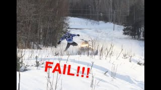 Snowmobile fail compilation [upl. by Fogarty]