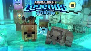 Minecraft Legends Golem Addon MCPE 119 [upl. by Yadsnil]