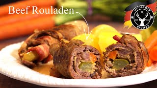 Classic German Beef Rouladen Braised Beef Rolls ✪ MyGermanRecipes [upl. by Luing]