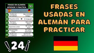 Aprende y practica estas frases en alemán 🇩🇪💥  24 [upl. by Aivun533]