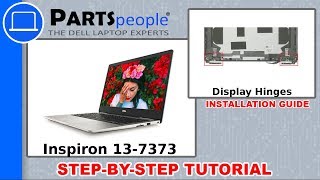 Dell Inspiron 137373 P83G001 Display Hinges HowTo Video Tutorial [upl. by Giza]