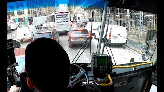 MCI D4500CT Lower Manhattan commuter bus run from Parsippany NJ [upl. by Allimrac135]