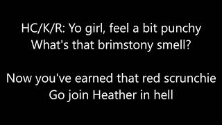 Yo girl Heathers West End Cast Lyrics [upl. by Tanney313]