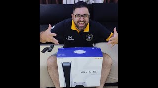 PS5 Unboxing  Instalação  configuração Playstation 5 [upl. by Cunningham92]