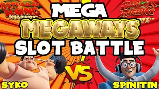 MEGA Megaways Slot Showdown Spinitin vs Syko [upl. by Nomannic682]