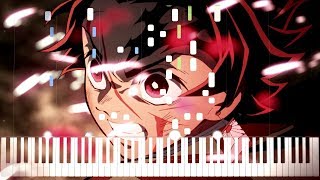 Demon Slayer Kimetsu no Yaiba  Kamado Tanjiro no Uta Piano [upl. by Refenej755]