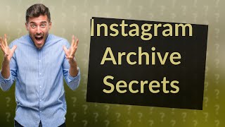 Does Instagram delete old archives [upl. by Oniratac941]