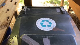 Recycling bin lid repair [upl. by Korff]