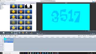 How to make a countup on AVS Video Editor [upl. by Moritz]