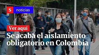 Se acaba el aislamiento obligatorio en Colombia esta es la nueva fase  Semana Noticias [upl. by Ynattib]