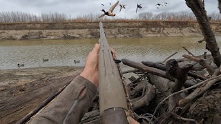 I Found the Mother Load of Mallards On the River Such a Unique Hunt MUST SEE [upl. by Anivlac]