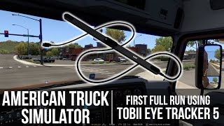 American Truck Simulator  Tobii Eye Tracker 5 settings [upl. by Rubie]