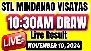 STL MINDANAO VISAYAS RESULTS 1030AM DRAW NOVEMBER 102024 [upl. by Chevalier]