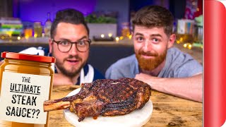 The Ultimate TOMAHAWK STEAK Sauce  Sorted Food [upl. by Adnoval]