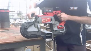 Milwaukee M12 amp M18 Fuel Bandsaw Test amp Review [upl. by Galvin]