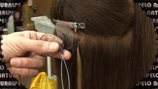 Pelonatural  Video Técnico Cardado  Extensiones de cabello  Cortinas [upl. by Joshi]