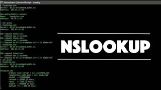 NSLookup  DNS Basics [upl. by Atineb]