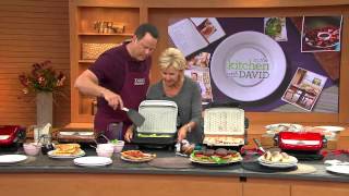 George Foreman 5 Serving Evolve Grill wSear Function amp Addl Plates with David Venable [upl. by Anived]