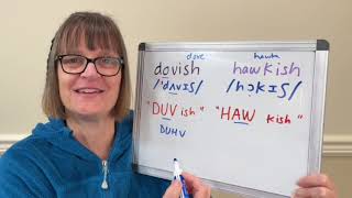 How to Pronounce Dovish and Hawkish [upl. by Hebrew]