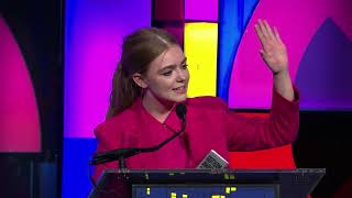 Elsie Fisher wins Breakthrough Actor at the Gotham Awards 2018 [upl. by Lomax]