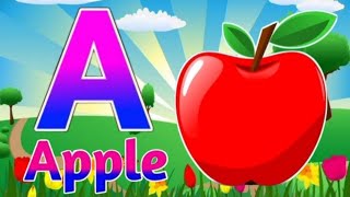 A for apple  अ से अनार  abcd phonics song  a for apple b for ball c for cat  abcd song  abcde [upl. by Clute]