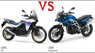 Honda XL 750 Transalp vs BMW F 700 GS Test specification comparison [upl. by Gettings]