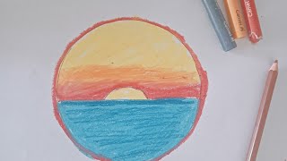 impressionism art tutorial oil pastels [upl. by Jenelle923]