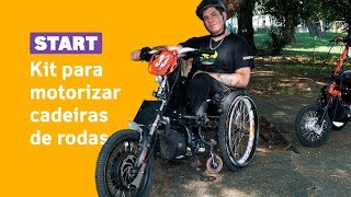 Start Kit para motorizar cadeiras de rodas  Youse [upl. by Ahseiat]