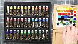 Totally worth It NEW Paul Rubens 4th Generation Watercolors 36 Set Unboxing amp Review [upl. by Seavey]