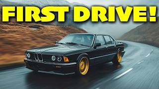 Idiots First Drive in the TURBO BMW 733I E23 [upl. by Persian970]