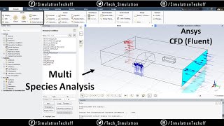 Multi Species Analysis in a Car Garage  Lesson 05  Part 1  Ansys CFD  Fluent [upl. by Nevanod]