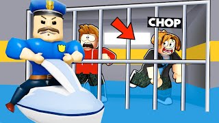 ROBLOX CHOP AND FROSTY ESCAPE WATER BARRYS PRISON [upl. by Gorlin]