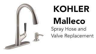 Kohler Malleco PullDown Kitchen Sink Faucet Repair [upl. by Atinrev937]