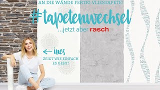 Vliestapete tapezieren  So einfach geht es [upl. by Richella957]