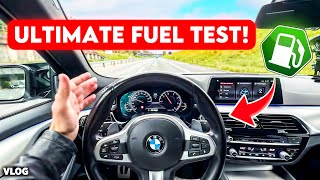 BMW M550d Fuel Test  Is an M5 even Worth It [upl. by Deanna]