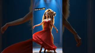 Woman convert into lion in America got talent [upl. by Sephira]