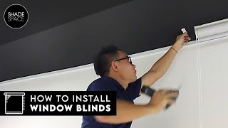 How to Install Window Blinds Yourself DIY [upl. by Edrei110]