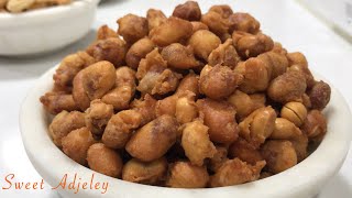 How To Make The Easiest Party Pleasing Coated Peanut Recipe  The Easiest Coated Groundnut Recipe [upl. by Yelrebmik230]