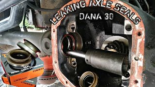 JEEP AXLE SEAL REPLACEMENT [upl. by Lynne]