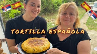 PRAVA ŠPANSKA TORTILLA  RECEPT   Kod Majke i Španjolke  LaganoKodSpanjolke [upl. by Maddis]