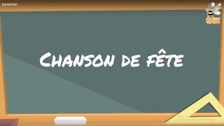 Chanson pour enfants chanson de fête song for kids chansonnette [upl. by Nallaf]