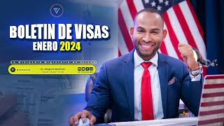 BOLETIN DE VISAS ENERO 2024 Visa Bulletin January 2024  Grandes avances para todos [upl. by Orme357]