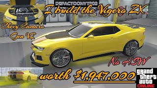 I fix up a Vigero ZX Chevy Camaro Gen VI 19MIL  GTA 5 Online [upl. by Doralynne684]