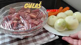 GULAŠ RECEPT  Kako se pravi gulaš  312 [upl. by Lacram224]