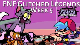 Week 5 Pibby Tom amp Jerry Vs BF FNF Glitched Legends HANDCAM [upl. by Fabria]