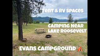 A Review Of Evans Campground Lake Roosevelt National Rec Area [upl. by Eneri]