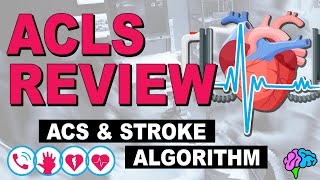 ACS amp Stroke Algorithms  ACLS Review [upl. by Worthington916]